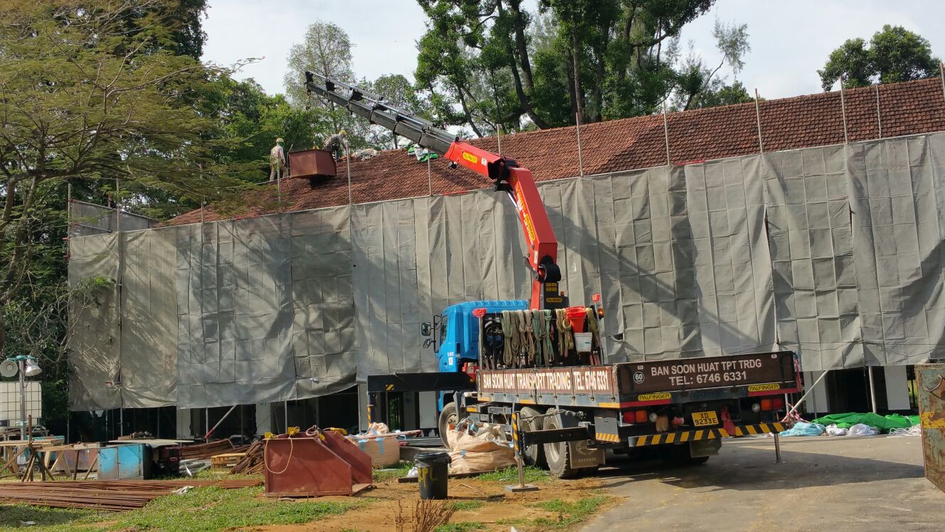 Lorry Crane Roof Works